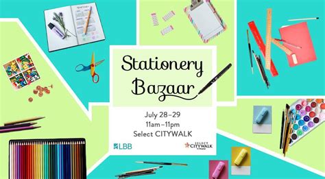 Stationery Bazaar Hosted By Lbb Delhi At Select Citywalk Events In
