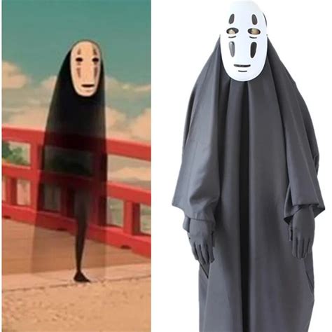 Buy Takerlama No Face Man Spirited Away Cosplay Costume With Mask Gloves For