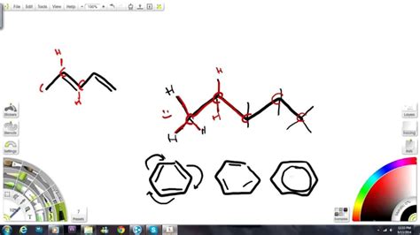 How To Draw Bond Line Structures For Organic Chemistry Youtube