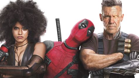 Deadpool And Cable Tv Characters Posing For The Camera