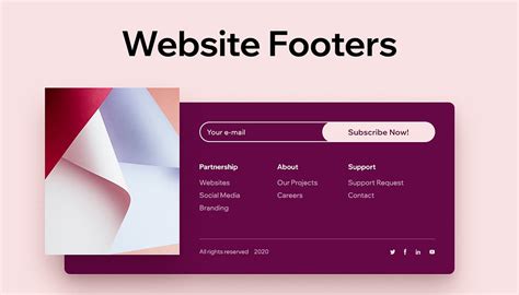 Footer là gì Hướng dẫn thiết kế footer website đẹp và thu hút