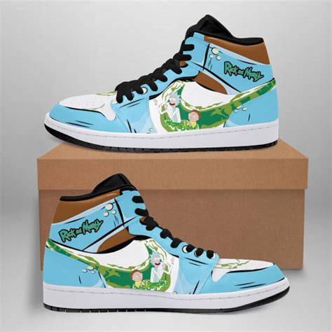 Rick And Morty Air Jordan Custom Shoes M306 Customized Products