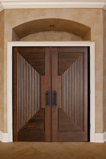 Classic Mahogany Solid Wood Front Entry Door Double Dbi 580 Dd