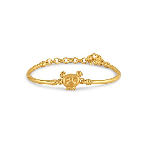 22ct Gold Fancy Jewellery Bracelet For New Born Baby