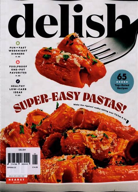 Delish Magazine Subscription Buy At Uk Cooking And Food