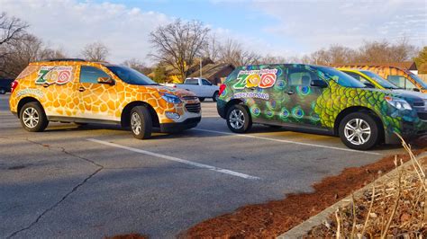 Animal Themed Vehicle Wraps Fort Wayne Childrens Zoo Steve Perry