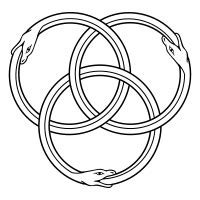 Ouroboros borromean ring icon created by emilegraphics | Ouroboros, Ring icon, Cool gifs