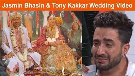 Jasmin Bhasin Tony Kakkar Wedding Video Aly Goni Reaction On Jasmin Bhasin Wedding YouTube