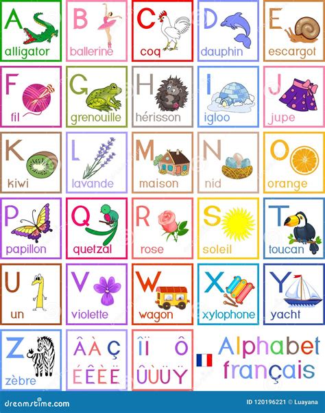 Printable French Alphabet