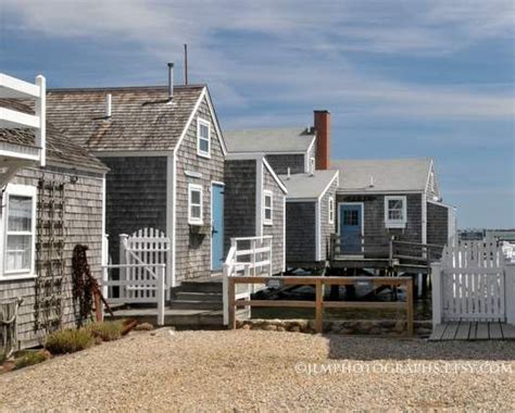 Nantucket Coastal Cottage Summer Beach Home Art Nautical Etsy