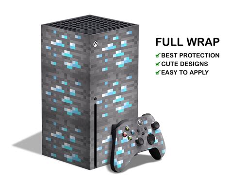 Diamond Ore Blocks Texture Xbox One X Skin Xbox One S Minecraft Pattern