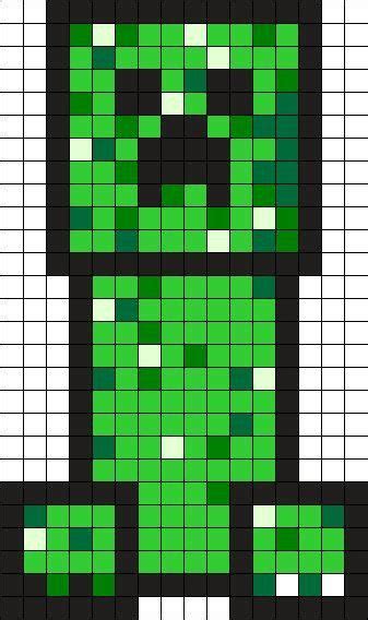 Minecraft Creeper Pattern Printable Perler Bead Patterns Perler Beads