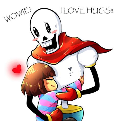 Undertale Hugging Papyrus By Rebeccametrostory On Deviantart