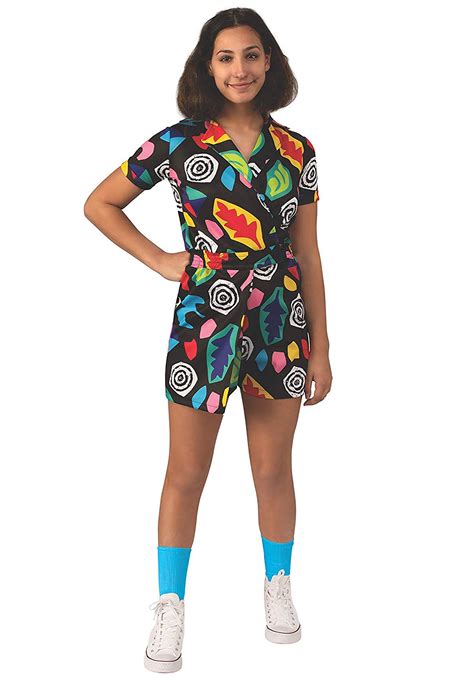 Stranger Things Eleven Goes To Mall Dress Cosplay Jumpsuit Swirl