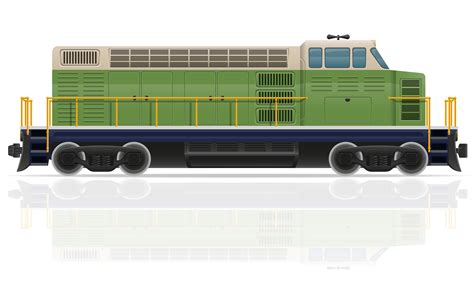 Railway Locomotive Train Vector Illustration 510551 Vector Art At Vecteezy