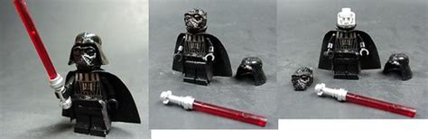 Darth Vader 3 Part Mask Custom Lego Minifigures