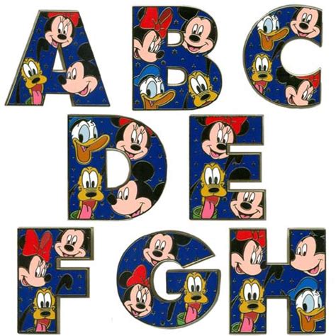 Sgblogosfera María José Argüeso Abecedarios Disney Disney Alphabet