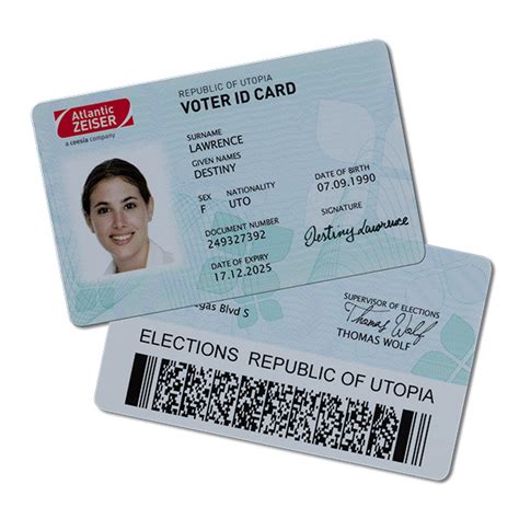 Voter Id Card Printable