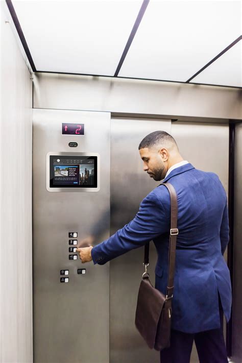 Elevator Digital Signage And Electronic Displays Touchsource