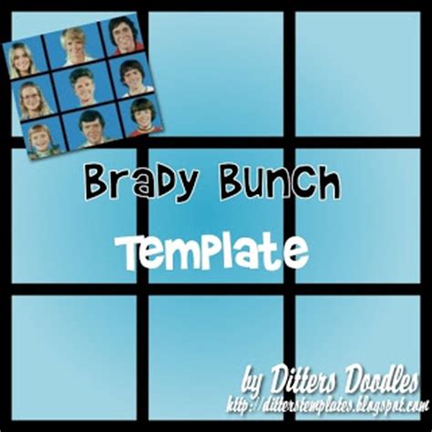 Add a video of yourself or someone else to join the brady bunch! Totally Templates