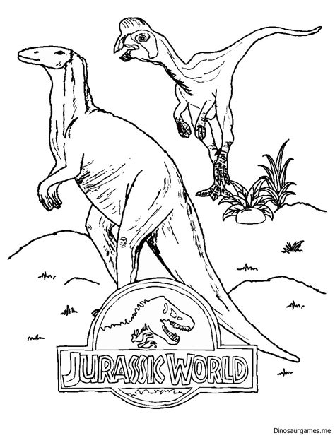 Jurassic World Dinosaur Coloring Pages At Free
