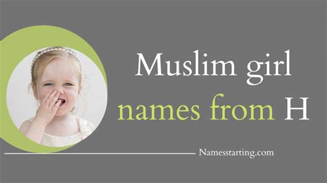 Latest 2024 Muslim Girl Names Starting With H