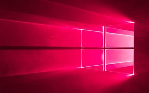 Download wallpapers Windows 10, pink neon logo, operating system ...