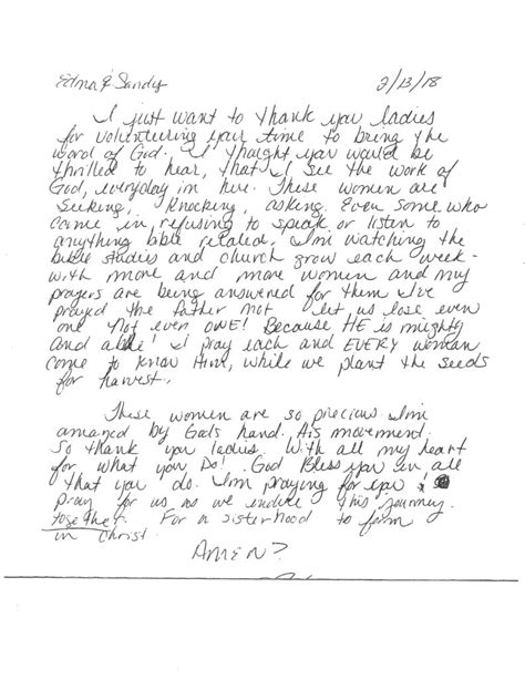 Prisoner Sample Letter Of Support For Inmate
