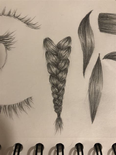 Braid Drawing Drawings How To Draw Braids Art Drawings