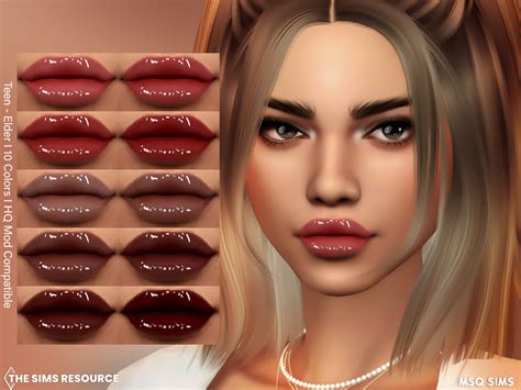 Sims 4 Cc Black Lipstick