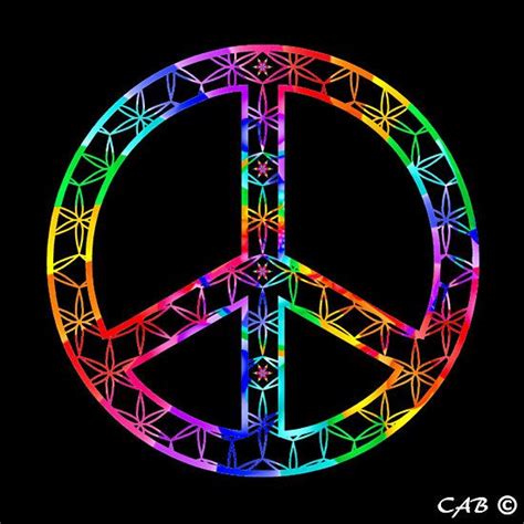 Rainbow Peace Symbol Rainbow Peace Peace Sign Peace Sign Art