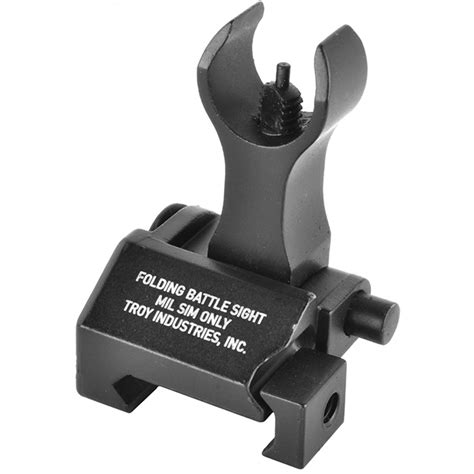 Echo1 Troy Full Metal Flip Up Airsoft Front And Rear Battle Sights
