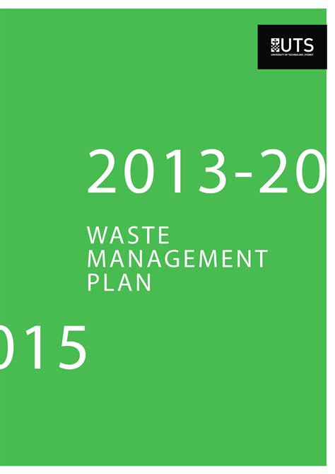 Waste Management Plan Examples Format Pdf Tips