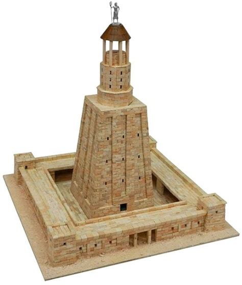 Made from real ceramic pieces which simulate stone. Aedes Ars Alexandria Lighthouse Building Construction Kits ...