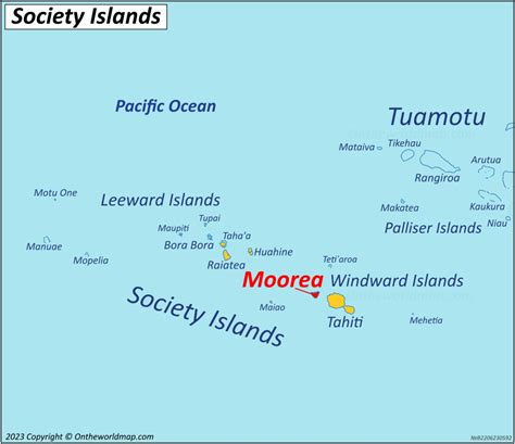 Moorea Map French Polynesia Detailed Maps Of Moorea Island