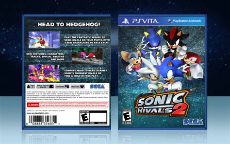 Sonic Rivals 2 Playstation Vita Box Art Cover By Amad2