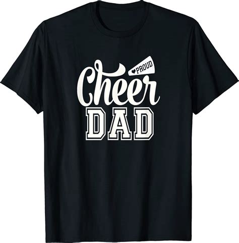 Mens Proud Cheer Dad Cheerleading Ts For Dad T Shirt
