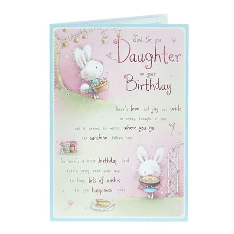 Daughter Birthday Cards Personalised Birthday Cards For Daughters
