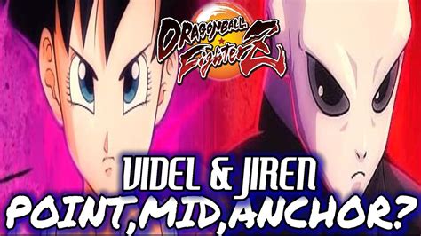 dragon ball fighterz jiren and videl point mid or anchor youtube