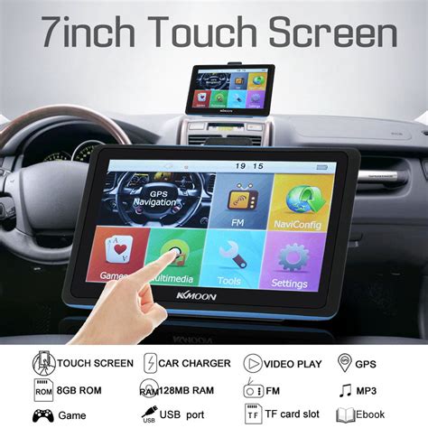 7inch 8gb Hd Touch Screen Car Truck Gps Navigator Sat Nav Us Map New