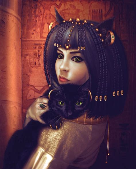 Bastet By Mari Na On Deviantart Egyptian Cat Goddess Egyptian Goddess Bastet
