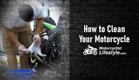 How To Clean Your Motorcycle 4 Steps Top Moto