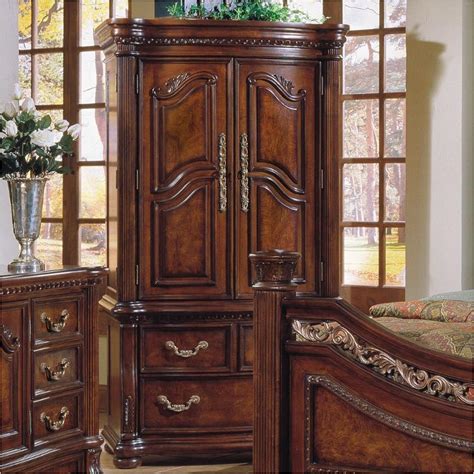 There's no more elegant solution to organizing your bedroom than a fine wardrobe armoire. 3530-045a Samuel Lawrence Furniture San Marino Bedroom Armoire