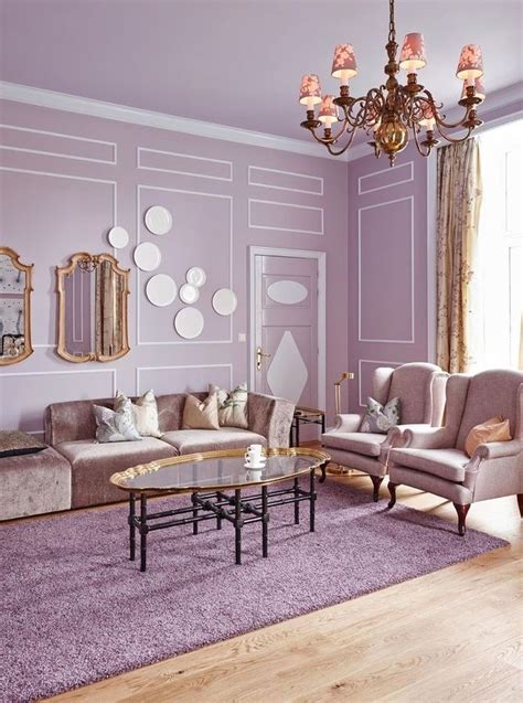 48 Stunning Purple Living Room Decor Ideas Lilac Living Rooms Purple