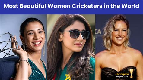 most beautiful women cricketers in the world championpeoples