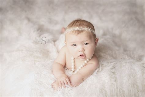 Syracuse Ny Baby Photographer Alannahs 6 Month Milestone Session