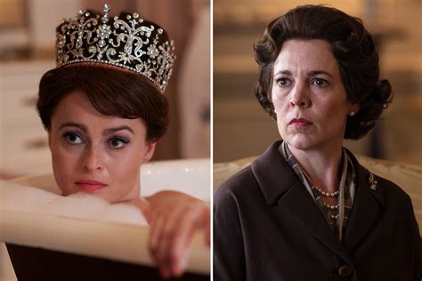 The Crowns Helena Bonham Carter Reveals Olivia Colman Derailed Scene