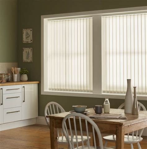 Palette White Vertical Blinds From Style Studio Kitchen Window