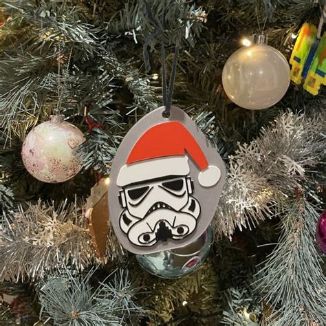 Stl File Christmas Stormtrooper Christmas Ornament・3d Printer Design To