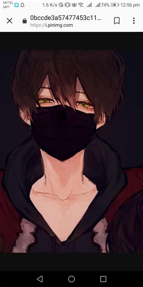 20 Inspiration Aesthetic Anime Boy With Face Mask Ring